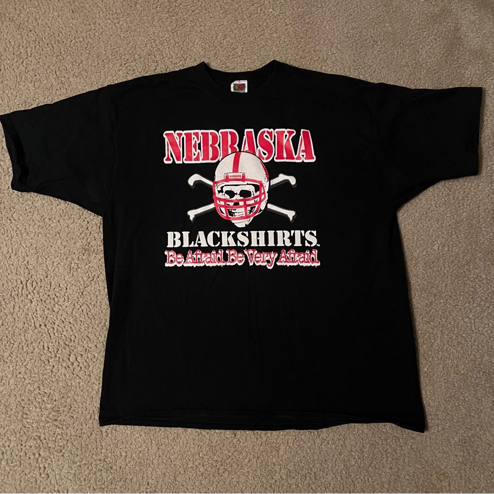 Vintage Nebraska Huskers Football Blackshirts shirt